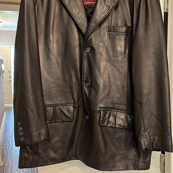 Couture by J. Park Lamb Leather Black Men’s Jacket. Excellent condition XL - Picture 5 of 16